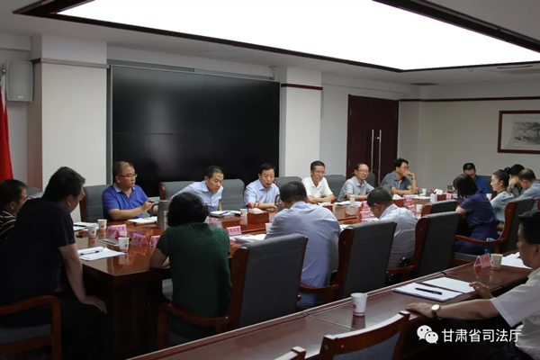 8月7日，甘肃省律师工作联席会议第二次会议在省司法厅召开，联席会议召集人、省司法厅副厅长牛兴全主持会议。省委防范和处理邪教工作领导小组办公室、省法院、省检察院、省政府外事办、省公安厅、省国家安全厅、省