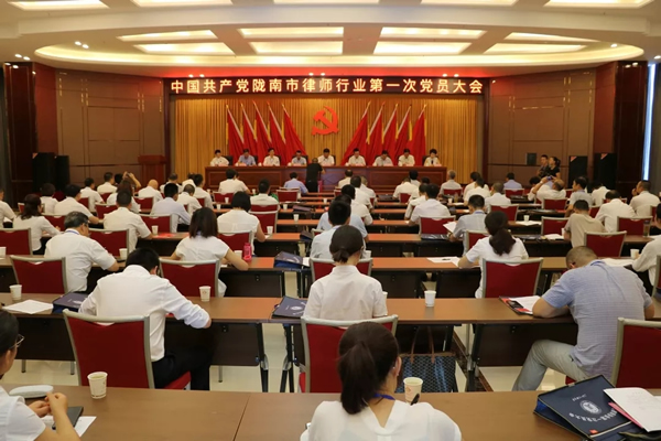 大会坚持以习近平新时代中国特色社会主义思想为指导，认真贯彻落实中央、省委、市委关于党的建设工作的决策部署，选举产生了中国共产党陇南市律师行业第一届委员会，安排部署了当前和今后一个时期全市律师行业党的建
